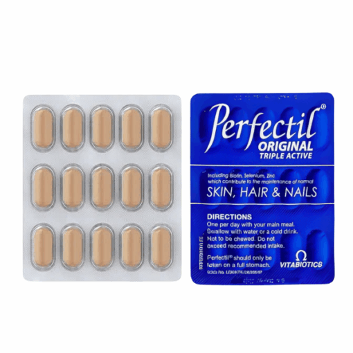 Viên Uống Vitabiotics Perfectil Skin Hỗ trợ làm đẹp da, tóc, móng