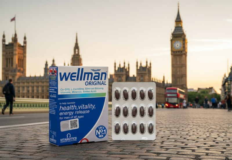 Viên Uống Vitabiotics Wellman Hỗ trợ tăng cường sức khỏe cho phái mạnh (hộp 30 viên)