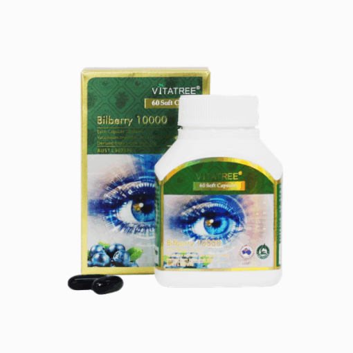TPBVSK Vitatree Bilberry 10000mg duy trì sức khoẻ của mắt (hũ 60 viên)