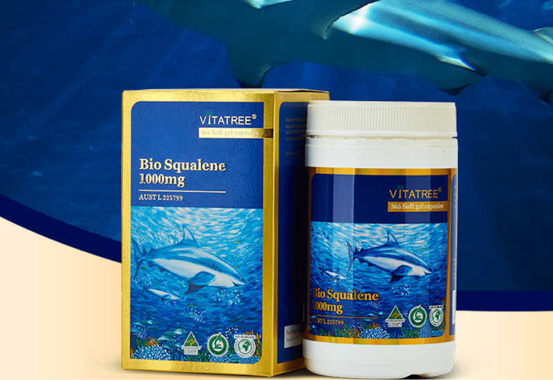TPBVSK Vitatree Bio Squalene Bổ sung dầu gan cá mập (hộp 100 viên)