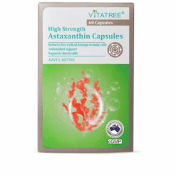 TPBVSK Vitatree High Strength Astaxanthin Capsules giúp chống oxy hoá, hỗ trợ sức khoẻ da (Hộp 60 viên)