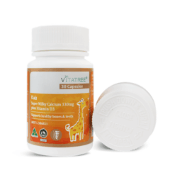 TPBVSK Kids Super Milky Calcium 330mg plus Vitamin D3 Vitatree (hộp 30 viên)