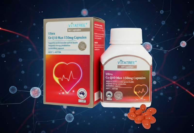 Vitatree Ultra Co Q10 Max 150mg hỗ trợ giảm nguy cơ xơ vữa động mạch 