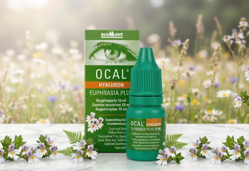 Nước mắt nhân tạo Ocal Hyaluron Euphrasia Plus (Chai 10ml)