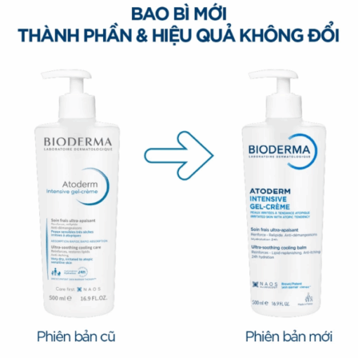 Kem dưỡng ẩm Atoderm Intensive Gel-crème Bioderma (Tuýp 200ml)