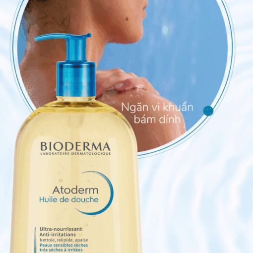 Dầu Tắm Cho Da Nhạy Cảm Bioderma Atoderm Huile de Douche (chai 1l)
