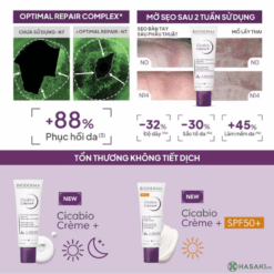 Kem phục hồi da Bioderma Cicabio Crème làm dịu da, giảm cảm giác ngứa và khó chịu (Tuýp 40ml)