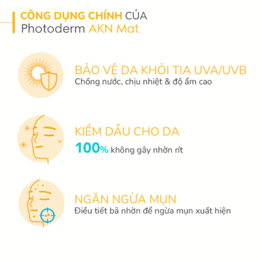 Kem chống nắng Bioderma Photoderm AKN Mat SPF30 (tuýp 40ml)