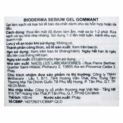 Sữa tắm Bioderma Atoderm Gel Douche Làm sạch toàn thân nhẹ nhàng (chai 500ml)