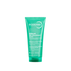 Bioderma Sébium Gel Moussant Actif tẩy tế bào chết, giảm mụn và thông thoáng lỗ chân lông ( Tuýp 200ml)