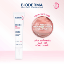 Bioderma Sensibio Eye+ giảm quầng thâm, bọng mắt, làm mờ nếp nhăn vùng mắt (Tuýp 15ml)