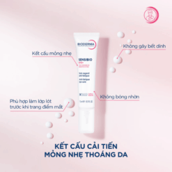 Bioderma Sensibio Eye+ giảm quầng thâm, bọng mắt, làm mờ nếp nhăn vùng mắt (Tuýp 15ml)