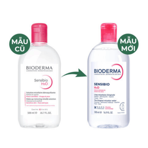 Nước tẩy trang Bioderma Sensibio H2O Loại bỏ hiệu quả bụi bẩn (chai 250ml)