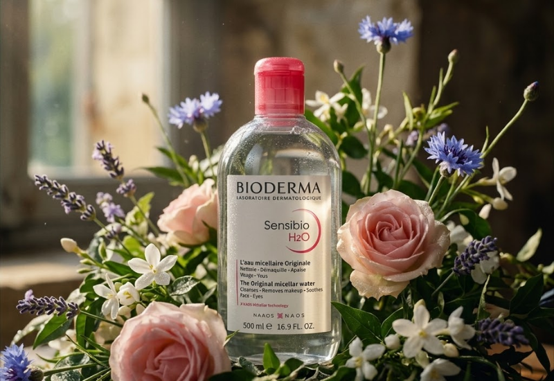 Nước tẩy trang Bioderma Sensibio H2O Loại bỏ hiệu quả bụi bẩn (chai 250ml)