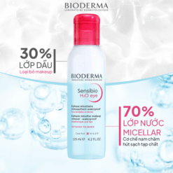 Nước tẩy trang Bioderma Sensibio H2O Eye (Chai 125ml)