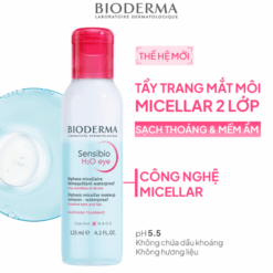 Nước tẩy trang Bioderma Sensibio H2O Eye (Chai 125ml)