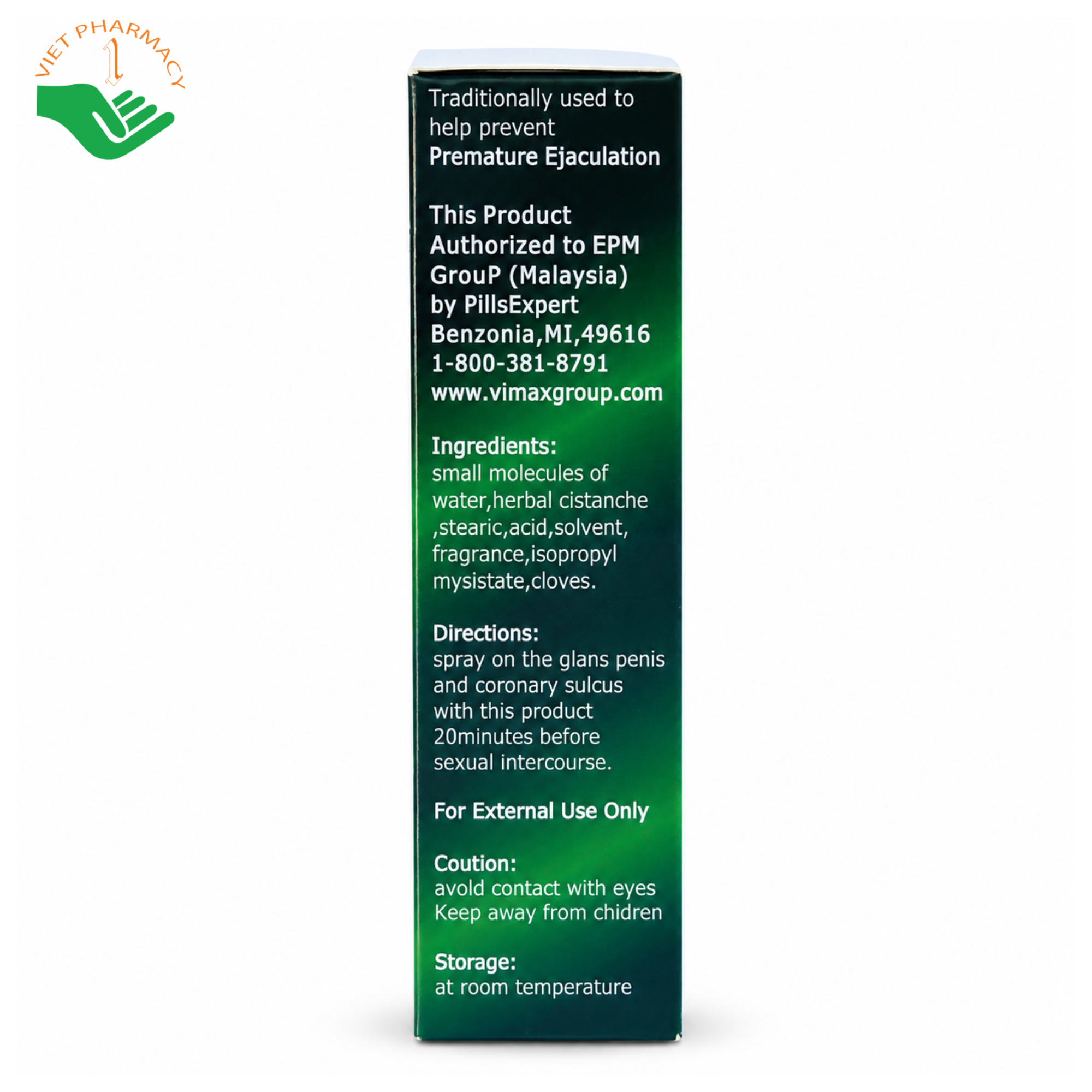 Chai xịt Vimax Men Delay Spray chống xuất tinh sớm, giúp kéo dài thời gian quan hệ (Chai 12ml) - Ảnh 4