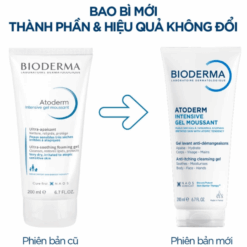 Gel tắm Atoderm Intensive Gel Moussant Bioderma (Tuýp 200ml)