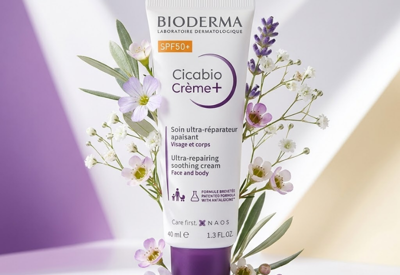 Kem chống nắng Bioderma Cicabio Crème SPF50+Bảo vệ da khỏi tia UVA và UVB (tuýp 30ml)