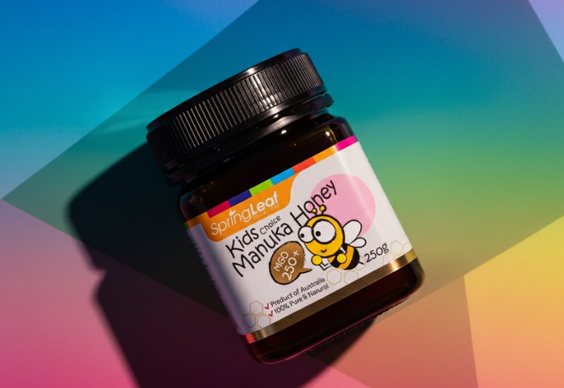 Mật Ong Manuka Kids MGO 250+ SpringLeaf cho trẻ em (hũ 250g)