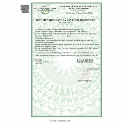 Men vi sinh NeuBiotic Baby & Kid (Hộp 30 gói)