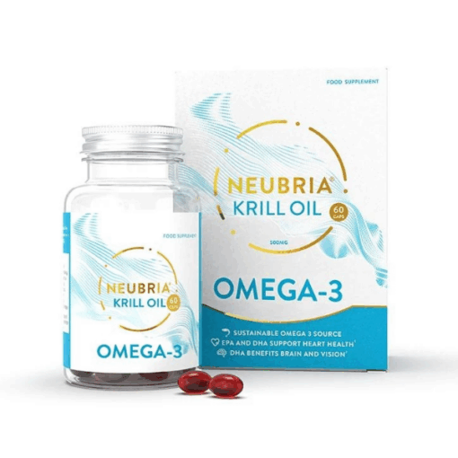 Viên uống Neubria Krill Omega-3 Fish Oil Supplement Neubria Hộp 60 viên