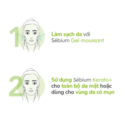 Kem dưỡng trị mụn Sébium Kerato+ Bioderma (Tuýp 30ml)