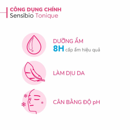 Nước cân bằng da Sensibio Tonique Bioderma (Chai 250ml)