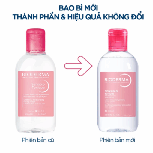 Nước cân bằng da Sensibio Tonique Bioderma (Chai 250ml)