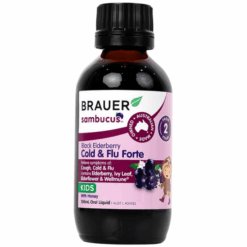 Siro Black ElderBerry Cold And Flu Forte hỗ trợ giảm các triệu chứng ho sổ mũi do cảm (chai 100ml)