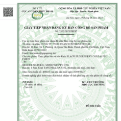 Siro Black ElderBerry Cold And Flu Forte hỗ trợ giảm các triệu chứng ho sổ mũi do cảm (chai 100ml)