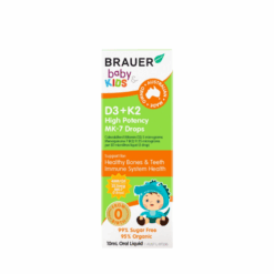 Siro BRAUER BABY & KIDS D3 + K2 HIGH POTENCY MK-7 DROPS Bổ sung Vitamin D3 và Vitamin K2