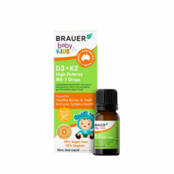 Siro BRAUER BABY & KIDS D3 + K2 HIGH POTENCY MK-7 DROPS Bổ sung Vitamin D3 và Vitamin K2
