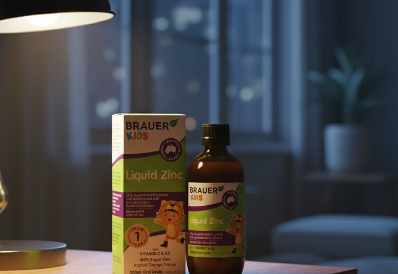 Siro Brauer Baby & Kids Liquid Zinc bổ sung kẽm tăng sức đề kháng cho trẻ ( chai 200ml)