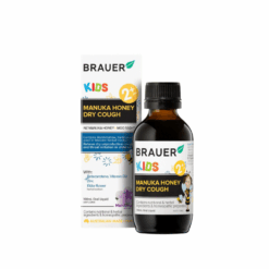 Siro Brauer Manuka Honey Dry Cough giảm ho dạng lỏng cho trẻ em (chai 100ml)
