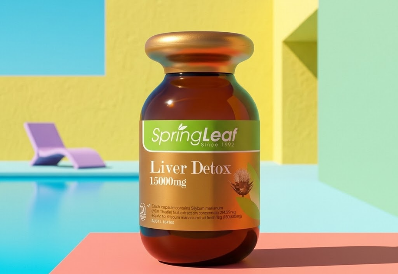 Viên Uống SpringLeaf Thải Độc Gan 15000mg (120 viên)