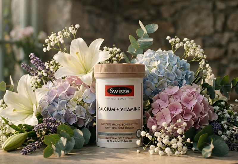 Viên uống Swisse Ultiboost Calcium + Vitamin D (Hộp 90 viên)