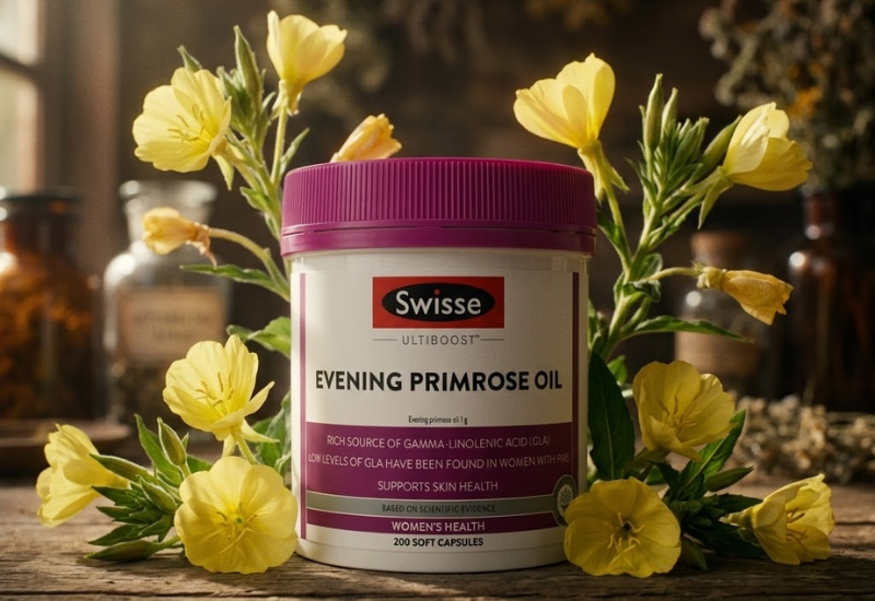 Viên uống Swisse Ultiboost Evening Primrose Oil (Hộp 100 viên)