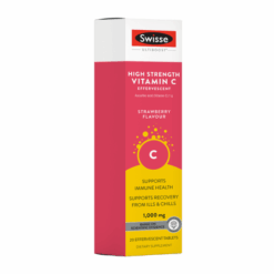 Viên uống sủi Swisse Ultiboost High Strength Vitamin C Effervescent Swisse Tuýp 20 viên