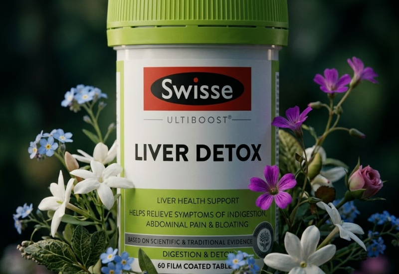 Viên uống Swisse Ultiboost Liver Detox (Hộp 60 viên)