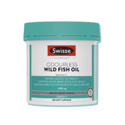 Viên uống Swisse Ultiboost Odourless High Strength Wild Fish Oil (Hộp 100 viên)
