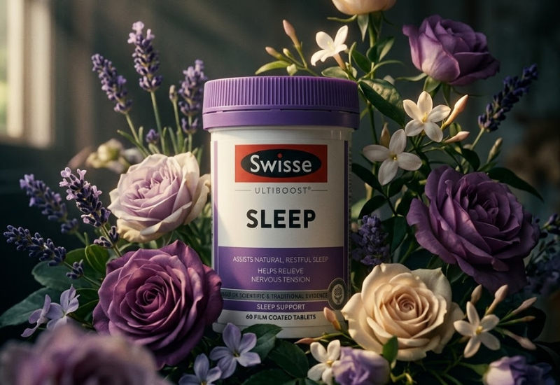 Viên uống Swisse Ultiboost Sleep (Hộp 30 viên)