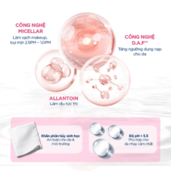 Tẩy trang Bioderma Sensibio H2O Lingettes (25 khăn)