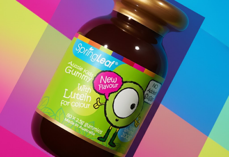 Viên Kẹo Aussie Kids Gummy With Lutein Hỗ trợ phát triển thị lực (New Flavour – 80 viên) – SpringLeaf