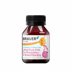 Viên uống Brauer Ultra Pure DHA For Pregnancy and Breastfeeding hỗ trợ tăng cường sức khoẻ phụ nữ mang thai và cho con bú (Hộp 60 viên)