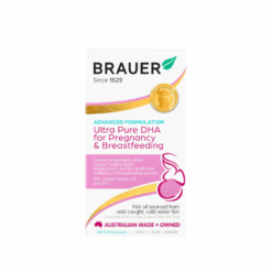 Viên uống Brauer Ultra Pure DHA For Pregnancy and Breastfeeding hỗ trợ tăng cường sức khoẻ phụ nữ mang thai và cho con bú (Hộp 60 viên)