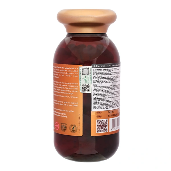 Viên Uống Canxi Với Vitamin D3 SpringLeaf (200 viên)