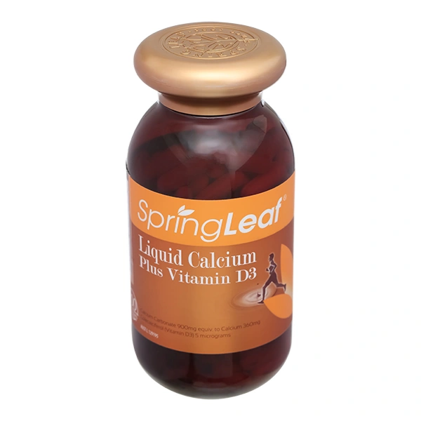 Viên Uống Canxi Với Vitamin D3 SpringLeaf (200 viên)