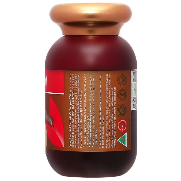 Viên Uống Dầu Nhuyễn Thể Nam Cực Đỏ Phức Hợp 700mg SpringLeaf (60 viên)
