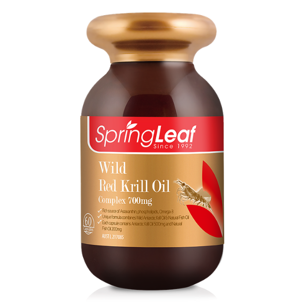 Viên Uống Dầu Nhuyễn Thể Nam Cực Đỏ Phức Hợp 700mg SpringLeaf (60 viên)
